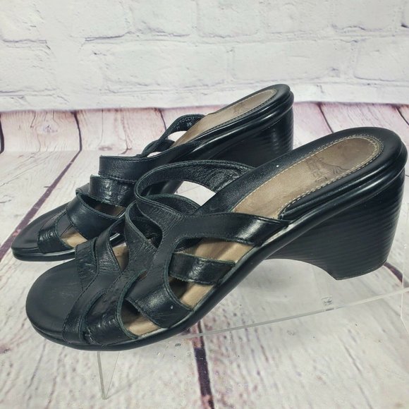 Dansko Women's Size 8.5 Leather Sandals Heels - Picture 4 of 8